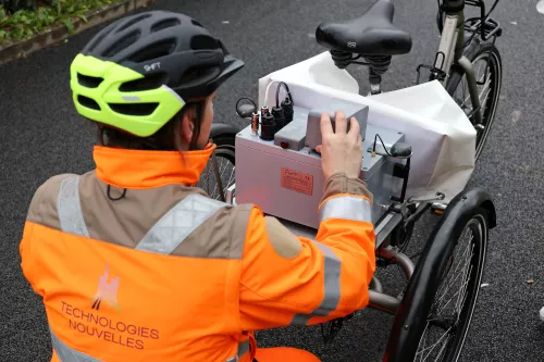 solution dedicated to the complete diagnosis of cycle lanes, integrated monitoring system on an electrically assisted bicycle for a complete diagnosis of cycle lanes